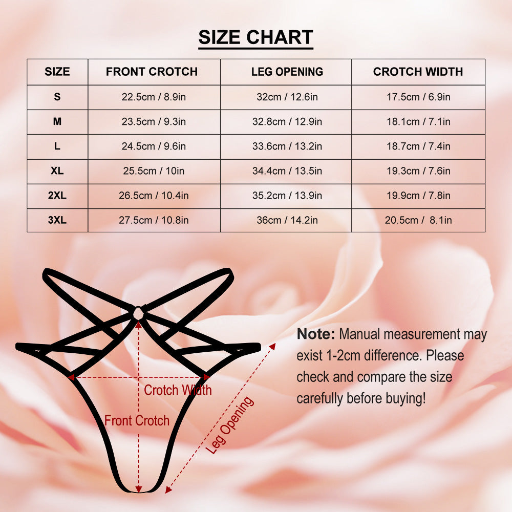 Custom Face Thong Boyfriend Multi Face Funny Sexy Photo Thongs