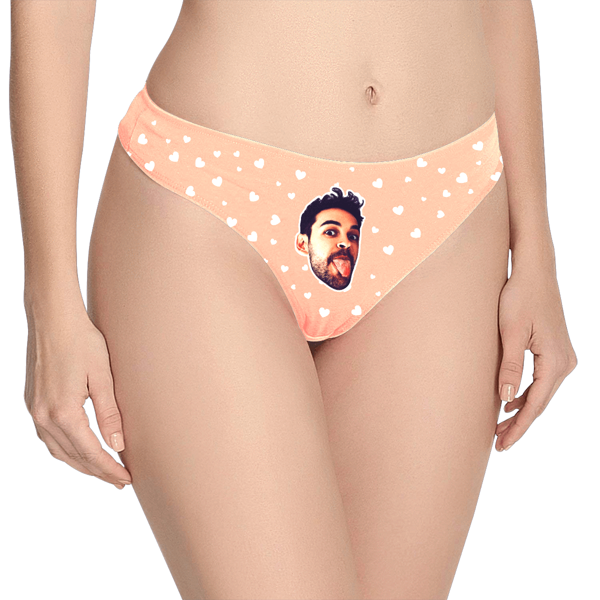 Sweet Heart - Women's Popular Custom Face Thong Pantie Underwear