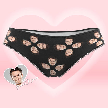 Custom Face Underwear for Her Personalized Multiple Color Women's Classic Thongs Lingerie Valentine Gift for Her