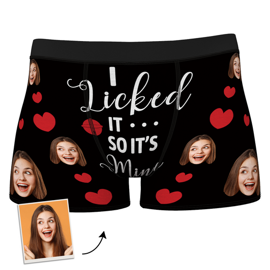 Custom Photo Boxer, Funny Face Boxer It's Mine AR View